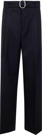 Jil Sander belted trousers - Black