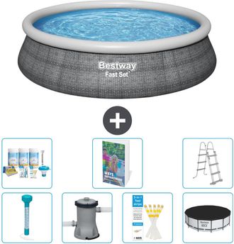Bestway Piscina Bestway Fast Set Redonda - 457x107 Cm - 8-piezas S400