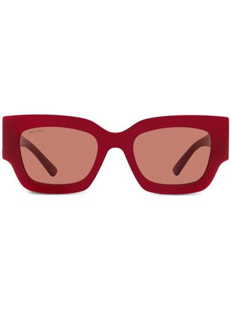 Jimmy Choo Eyewear Occhiali da sole Nena - Rosso