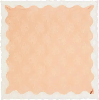 Chlo&eacute; Romantic Lace-trimmed Silk-jacquard Scarf - Pink - One Size