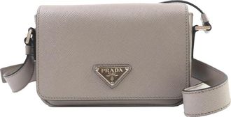 Prada Pre-owned Prada Saffiano Crossbody Unisex 5JBNVEG0KESLSWG4
