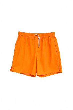 Fedeli Mens Madeira Airstop Swim Shorts Trunks In Orange
