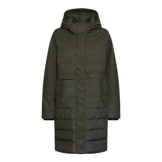 Camel Active Donsjas - Dames - Mantels - Groen - Maat: 2XL Leer
