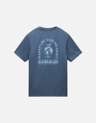 Napapijri Mens Napapijri S-Dati T-Shirt - Navy - Size: 38