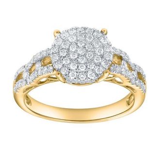 LuvMyJewelry Oralune 0.5 Ct 14K Gold Diamond Ring in 14K Yellow Gold at Nordstrom, Size 7