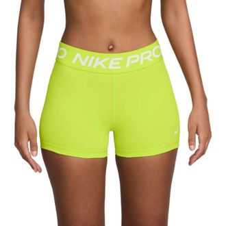 Nike Pro Shorts Womens Pace Green Dri-FIT Elastic Waist Performance JAX1406