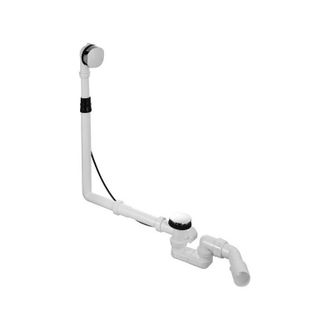 Duravit Juego De Desag&uuml;e / Rebosadero Para Sif&oacute;n Cromado Quadroval