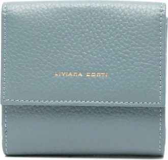 Liviana Conti logo-detail wallet - women - Calf Leather - One Size - Blue