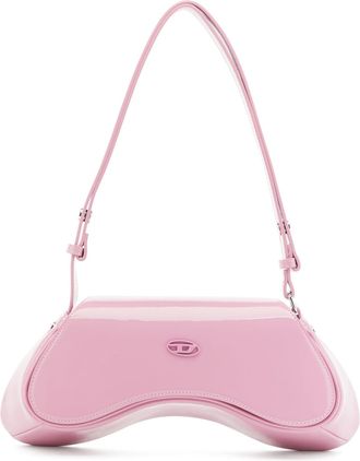 Diesel Play-Glossy crossbody bag - Crossbody Bags - Woman - Pink