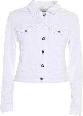 Dondup Denim Jackets, female, White, Size: M Giubbino