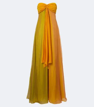 Retrof&ecirc;te Retrof&ecirc;te Lunaria chiffon maxi dress