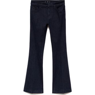 Mango Mid Rise Flare Jeans in Open Blue at Nordstrom Rack, Size 2