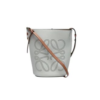 Loewe Pre-owned Shoulder Bag - Dames - Vintage Tas - Grijs - ONE Size - Leer - Vintage