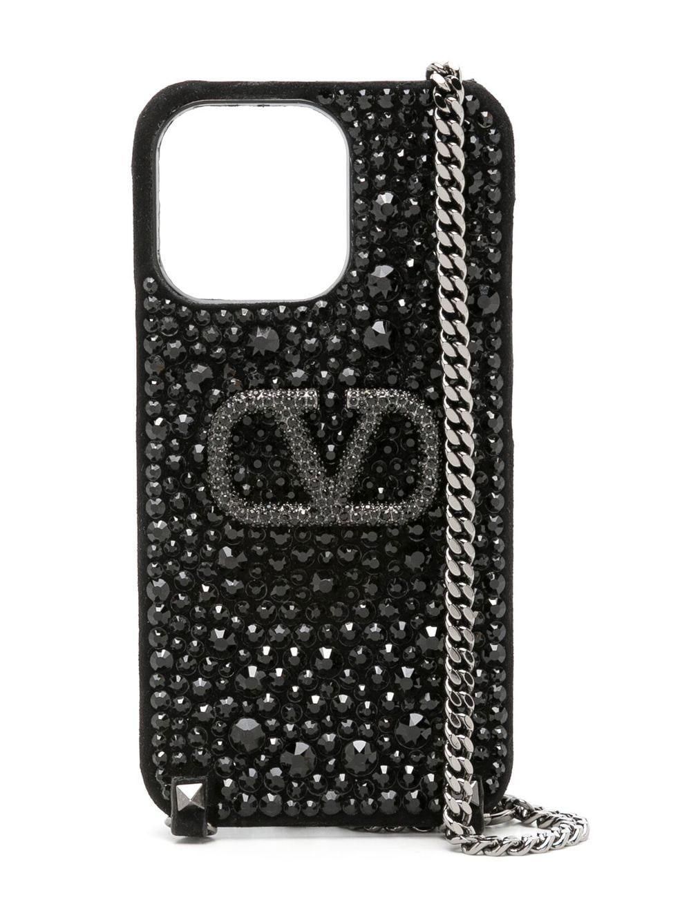 VALENTINO - バレンティノガラバーニ iPhone case Valentino Garavani Rockstud iPhone X Case | Black | FARFETCH
