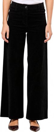 Nili Lotan Womens Megan Corduroy Pant In Jet Black