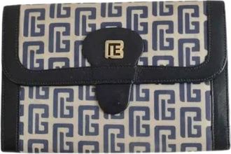 Balmain Pre-owned Porte-monnaie - Dames - Vintage Clutch - Zwart - ONE Size - Leer - Vintage