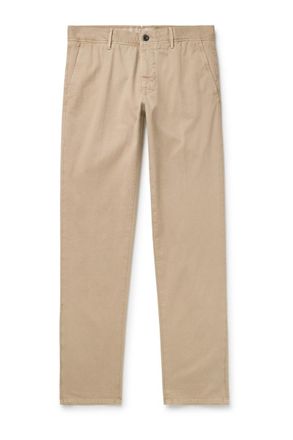 Slowear Slim-Fit Panama Stretch-Cotton Canvas Trousers
