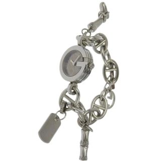 Gucci Pre-owned G Charm roestvrijstalen horloge - Dames - Pre-owned - Grijs - Maat: ONE Size