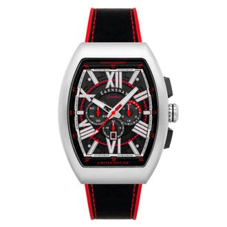 Earnshaw Supremacy Chronograph Quartz Black Dial Mens Watch ES-8270-05