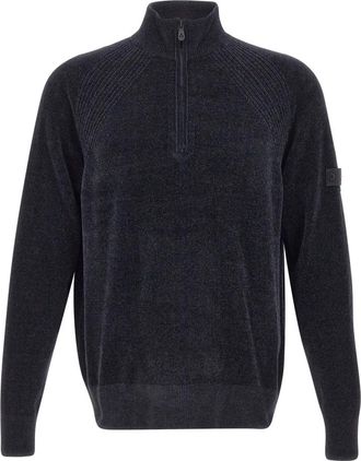 Peuterey Crivelli Trui - Heren - V-hals truien - Blauw - 2XL - Polyester - Truien & Vesten