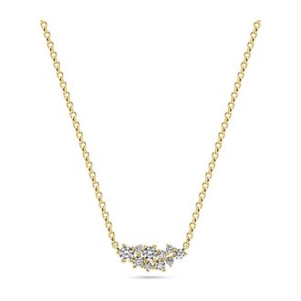 Sif Jakobs Jewellery Accessoires, Dames, Geel, ONE Size, Faceted Zirconia Hanger Ketting