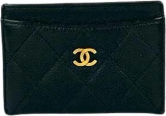 Chanel Pre-owned Wallets, female, Black, Size: ONE SIZE Pre-owned Vintage Fabric Wallet