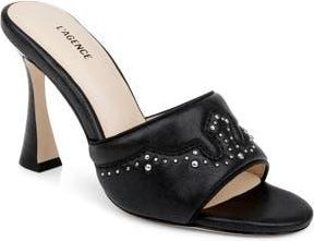 L'agence Lille Sandal in Black Leather at Nordstrom Rack, Size 9.5