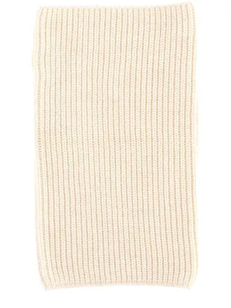 Christophe Lemaire Alpaca Wool Blend Snood Scarf - White