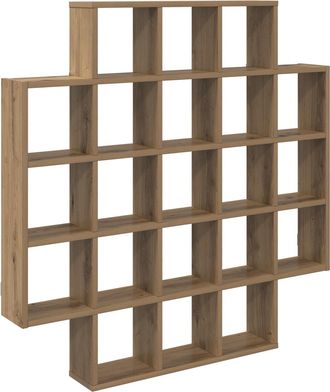vidaXL Estante De Pared Roble Artisan 100 X 13 X 100 Cm Vidaxl