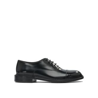 Rolando Sturlini U1206 Veterschoenen - Heren - Nette schoenen - Zwart - 43 1/2 EU - Leer - Schoenen