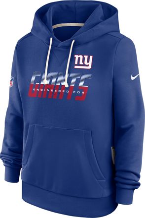 Nike New York Giants Sideline Standard Issue Nike Womens Dri-FIT NFL Pullover Hoodie in Blue | 03C34EW8I-SX8