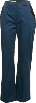 Valentino embellished pocket trousers - Blue