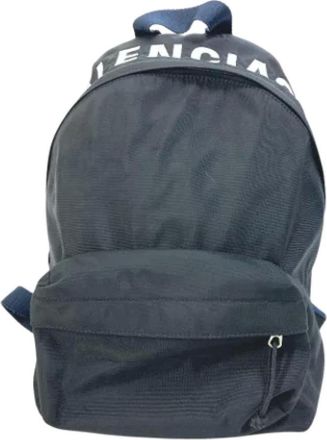 Balenciaga Pre-owned Backpacks, male, Black, Size: ONE SIZE Pre-owned Fabric balenciaga-bags