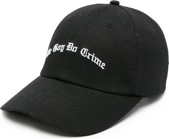 Dagger Slogan-embroidered Baseball Cap