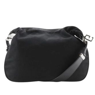 Gucci Borsa a spalla in nylon Pre-owned - - Pre-owned - Donna - Nero - ONE SIZE