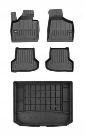 OEM Juego 3d De Alfombrillas De Goma Y Alfombrilla Para Maletero Audi Rs3 8p Hb 2003-2013 Hb