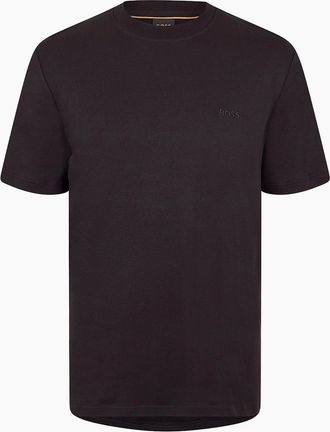 HUGO BOSS Mens Mens Te Interlock 10262456 01 Polo Shirt - Black - Size: 36
