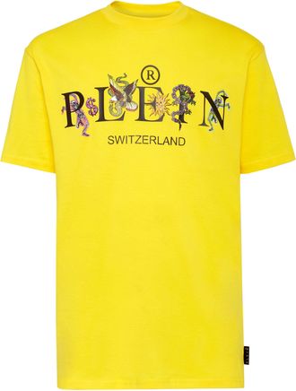 Philipp Plein Jersey T-shirt Round Neck SS Tattoo
