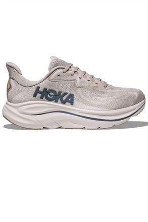 Hoka One One Mens Clifton 10 Running Shoe - Wide In Putty / Grout
