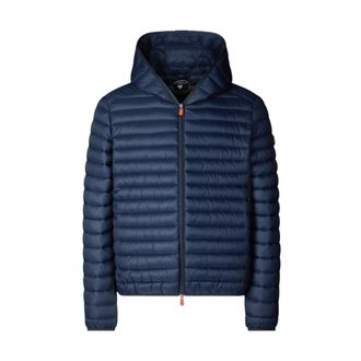 Save The Duck Blauwe Lichtgewicht Nylon Jas Aw 25 - Heren - Winterjassen - Blauw - L - Nylon - Jassen