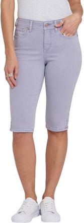 NYDJ Sophie Side Slit Bike Capri Jeans in Vintage Lavender at Nordstrom, Size 12