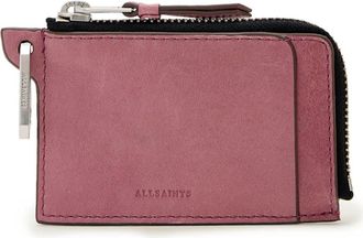 AllSaints Remy Leather Wallet in Raspberry Pink at Nordstrom
