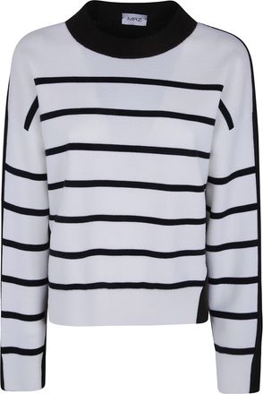MRZ Sweater Stripes Round Neck
