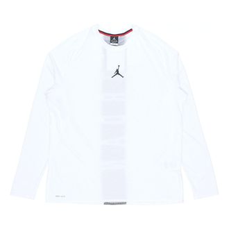 Air Jordan 23 Alpha Dri-Fit Back Printing Long Sleeves White 926437-100