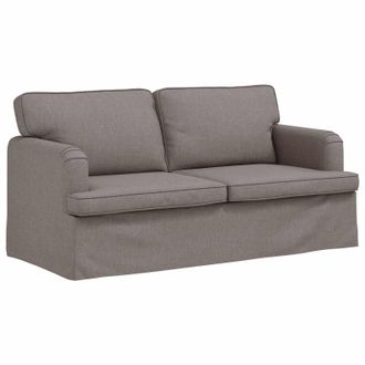 vidaXL Sof&aacute; Taup&eacute; 162 X 80 X 85 Cm Tela Vidaxl
