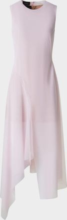 Akris Double Layer Techno Tulle Midi Dress