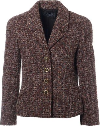 Chanel Blazer in tweed - Marrone