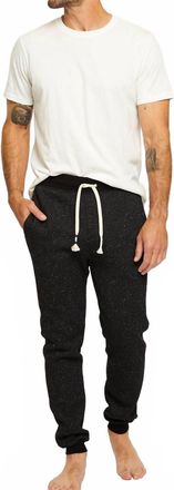 Sol Angeles Speckled Pull-On Jogger In Black