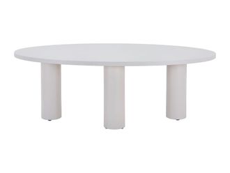 VENTE-UNIQUE.COM Mesa de comedor para 8 personas en mdf - beige - falynwordwrap{70}}