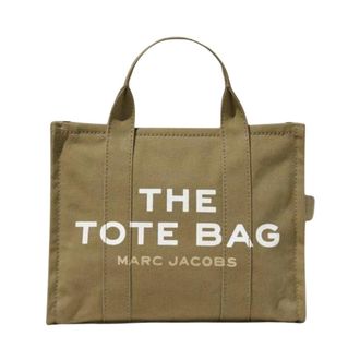 Marc Jacobs De Medium Tote Bag - Dames - Shoppers - Groen - ONE Size - Katoen - Tassen